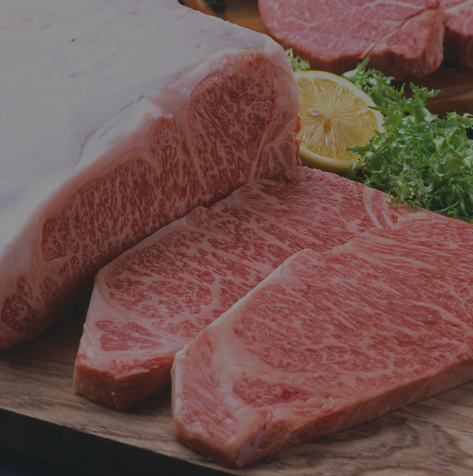 鉄板焼きのお肉